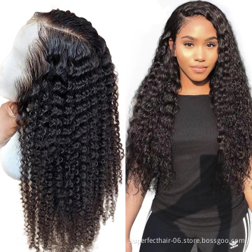 Vendor 100% Human Hair Wigs 13*4 Lace Frontal Wig Loose Deep Wave For Black Women
